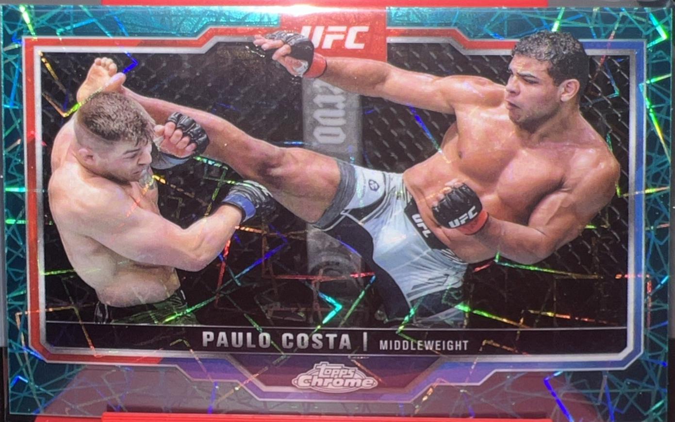 Paulo Costa [Teal Lazer Refractor] #153