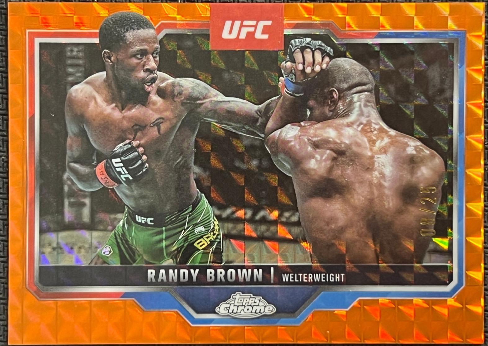 Randy Brown [Orange Geometric Refractor] #23