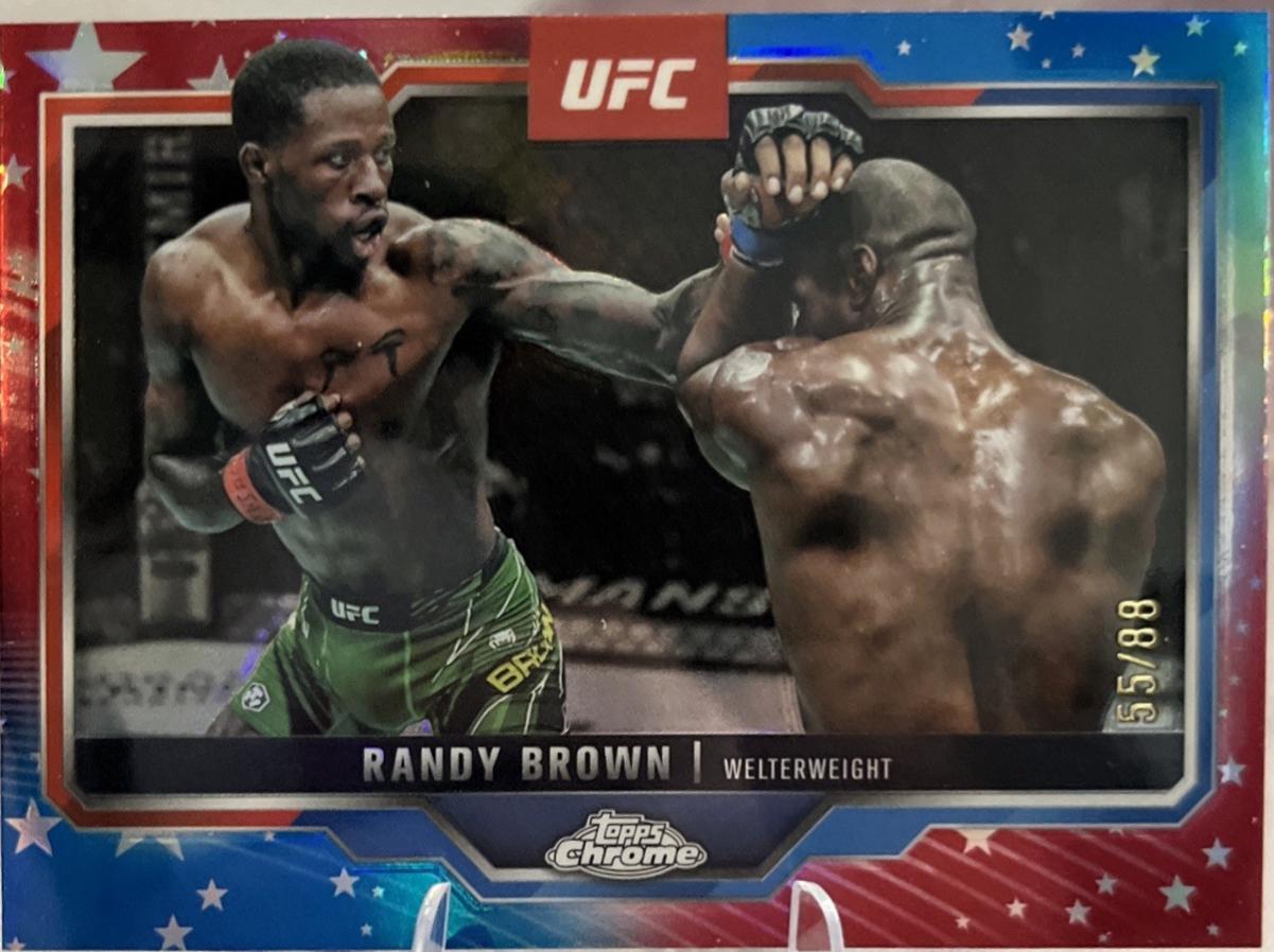 Randy Brown [Red White Blue Refractor] #23
