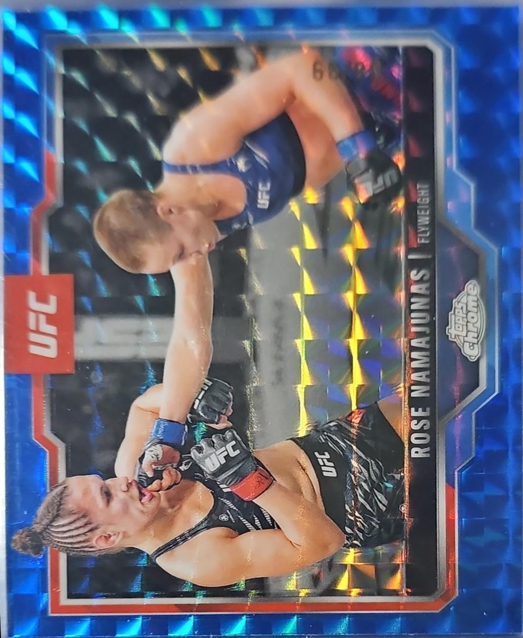 Rose Namajunas [Blue Geometric Refractor] #89