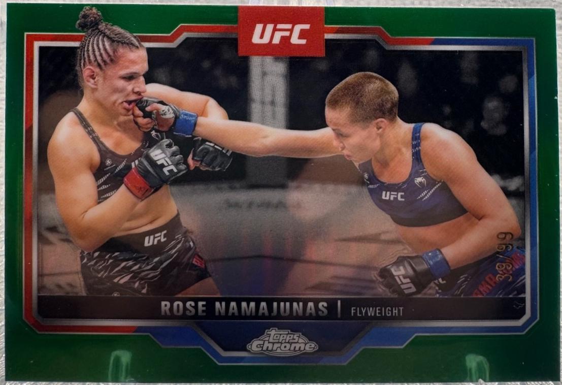 Rose Namajunas [Green Refractor] #89