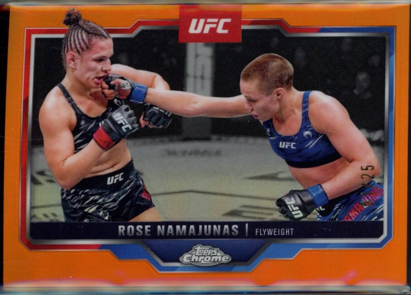 Rose Namajunas [Orange Refractor] #89