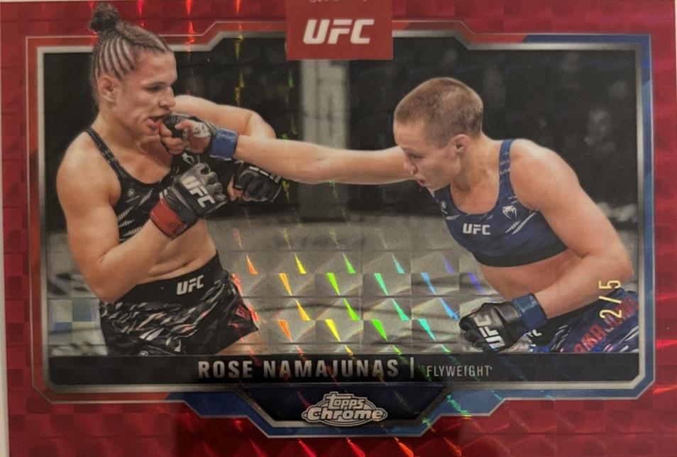 Rose Namajunas [Red Geometric Refractor] #89
