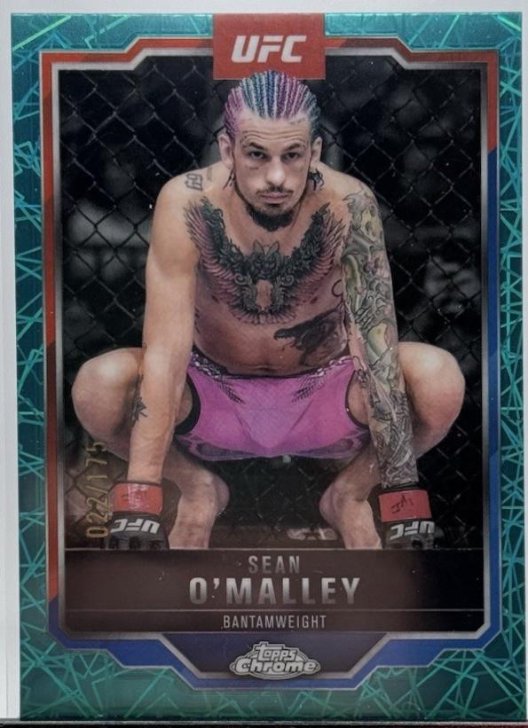 Sean O'Malley [Teal Lazer Refractor] #1