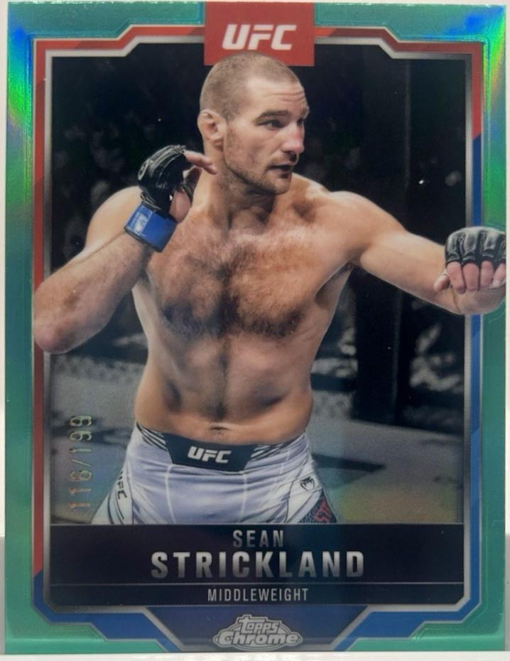 Sean Strickland [Aqua Refractor] #74