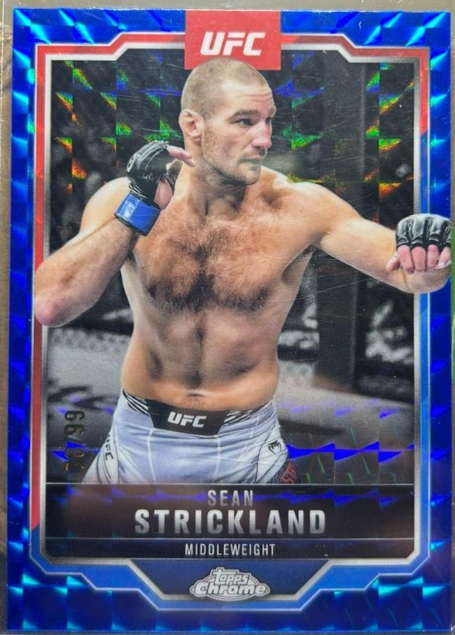 Sean Strickland [Blue Geometric Refractor] #74