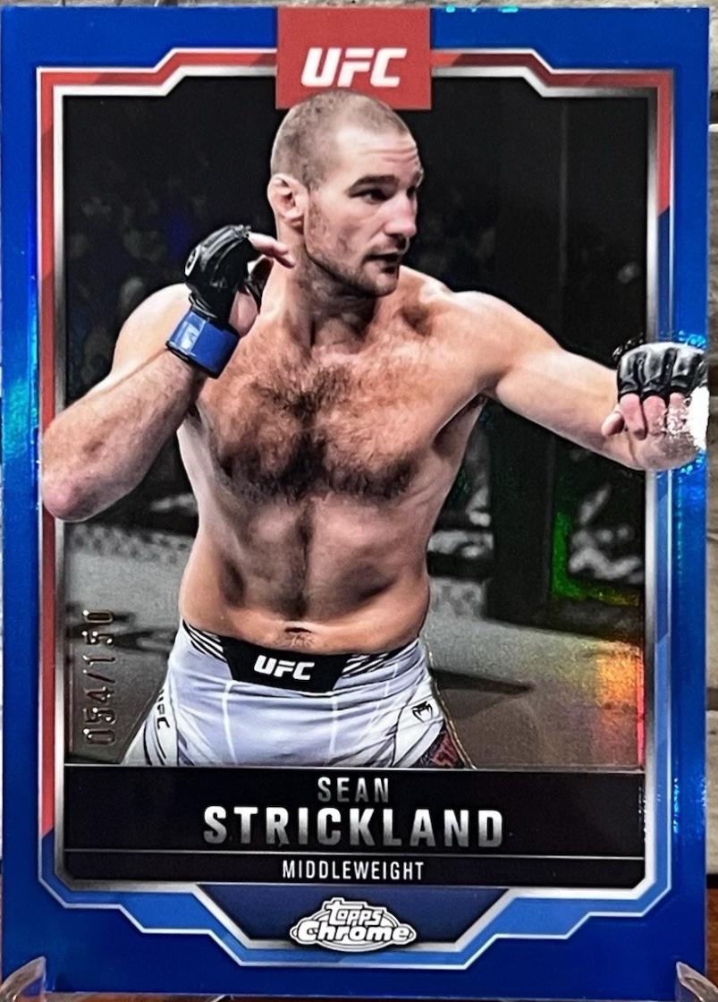 Sean Strickland [Blue Refractor] #74