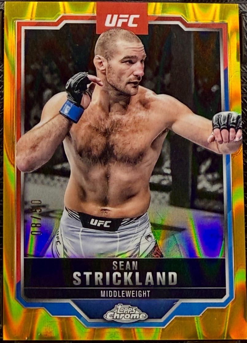 Sean Strickland [Gold Refractor] #74