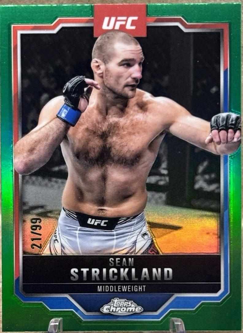 Sean Strickland [Green Refractor] #74