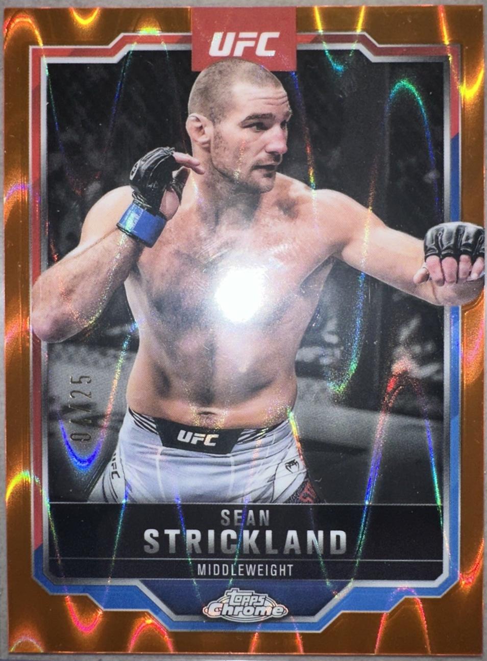 Sean Strickland [Orange Geometric Refractor] #74