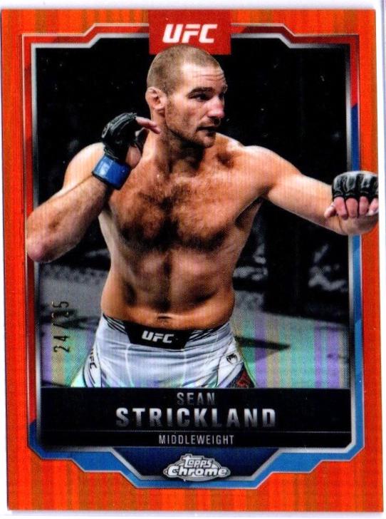Sean Strickland [Orange Refractor] #74