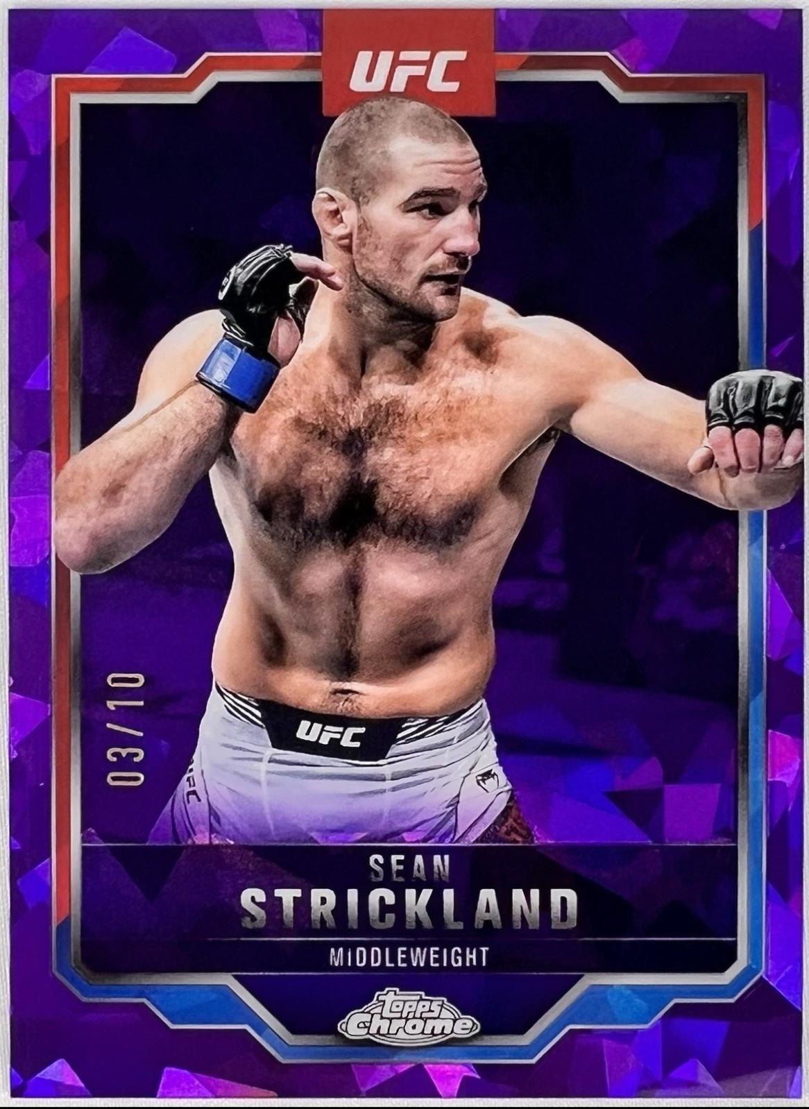 Sean Strickland [Purple Geometric Refractor] #74