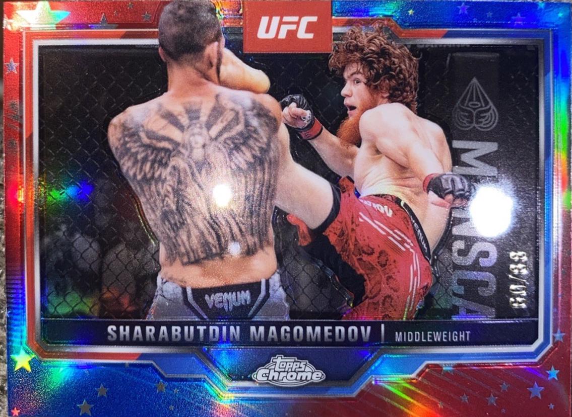 Sharabutdin Magomedov [Red White Blue Refractor] #12