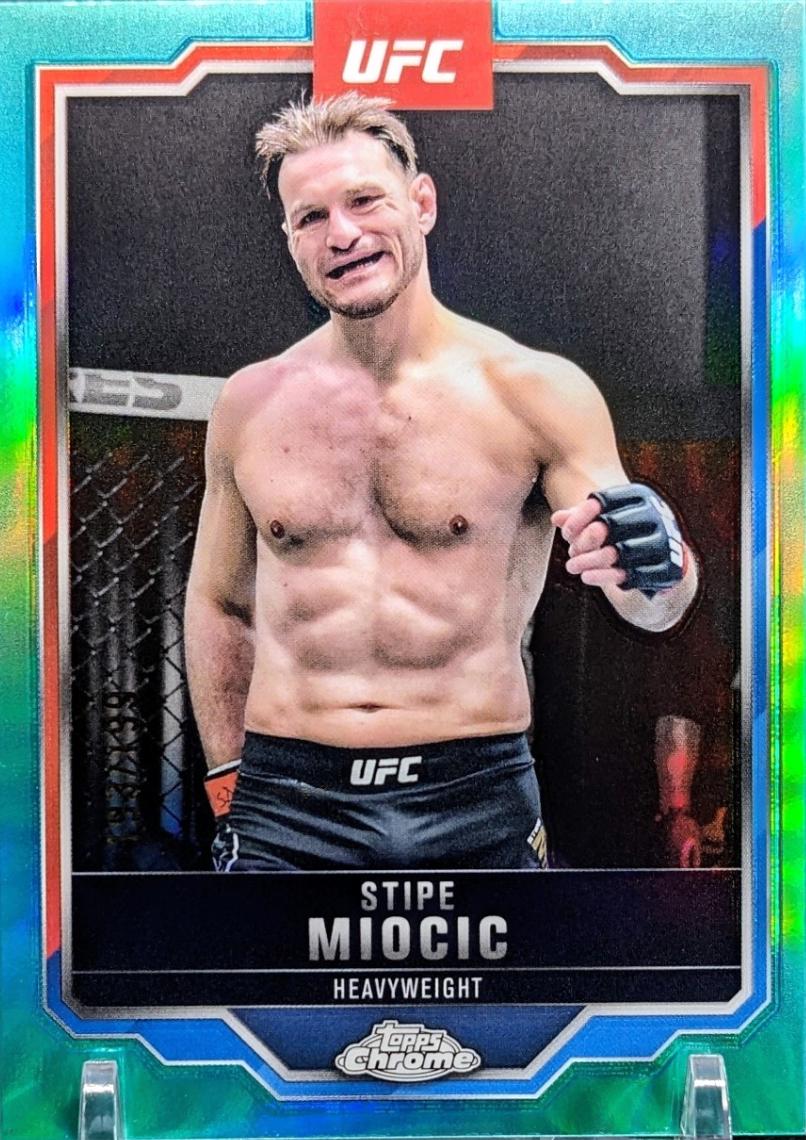 Stipe Miocic [Aqua Refractor] #122