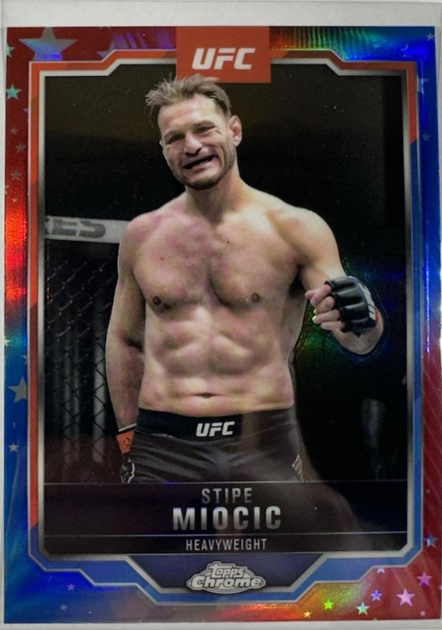 Stipe Miocic [Red Blue Refractor] #122