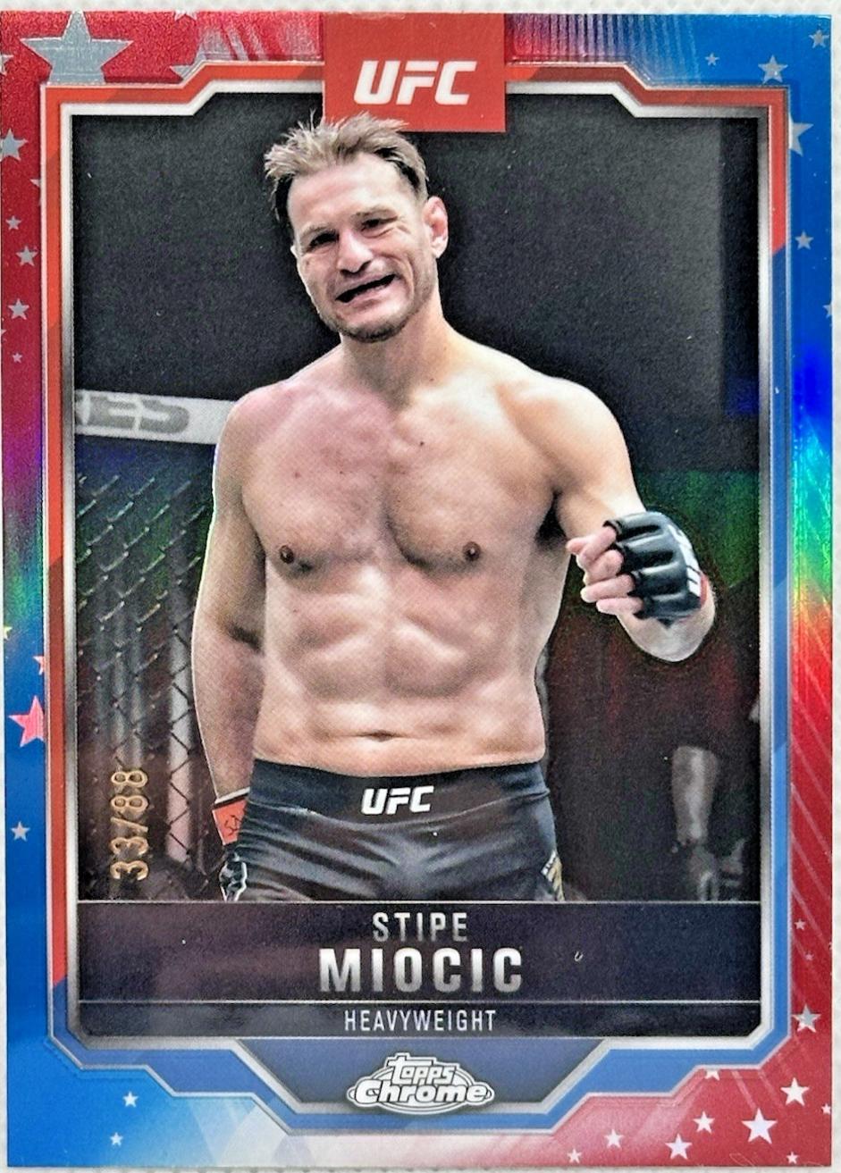 Stipe Miocic [Red White Blue Refractor] #122