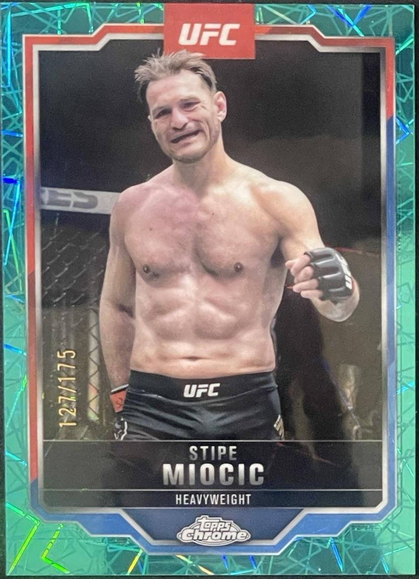 Stipe Miocic [Teal Lazer Refractor] #122