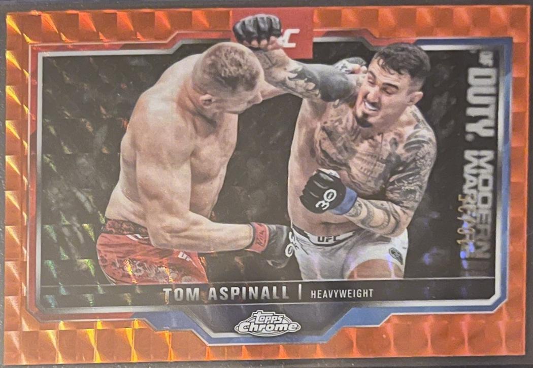 Tom Aspinall [Orange Geometric Refractor] #146