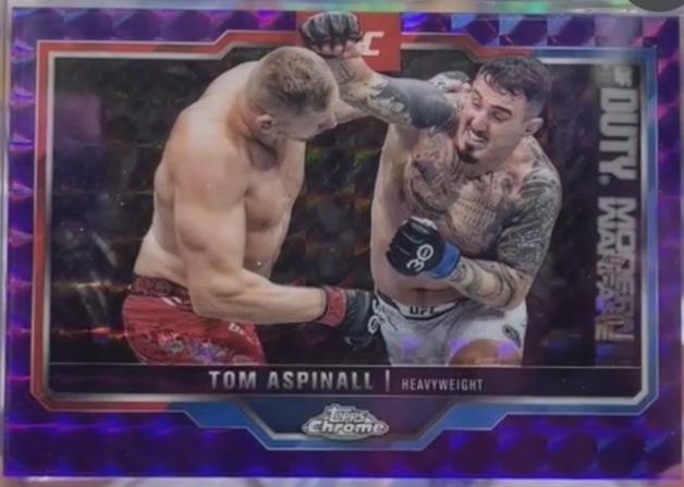 Tom Aspinall [Purple Geometric Refractor] #146