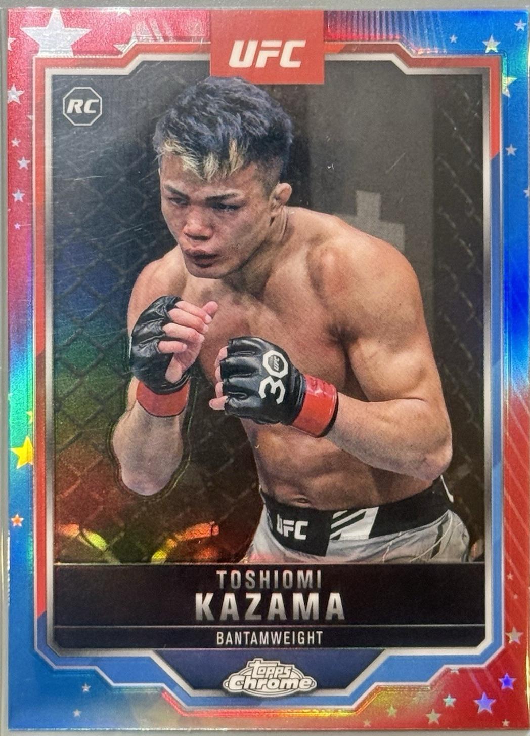 Toshiomi Kazama [Red White Blue Refractor] #150