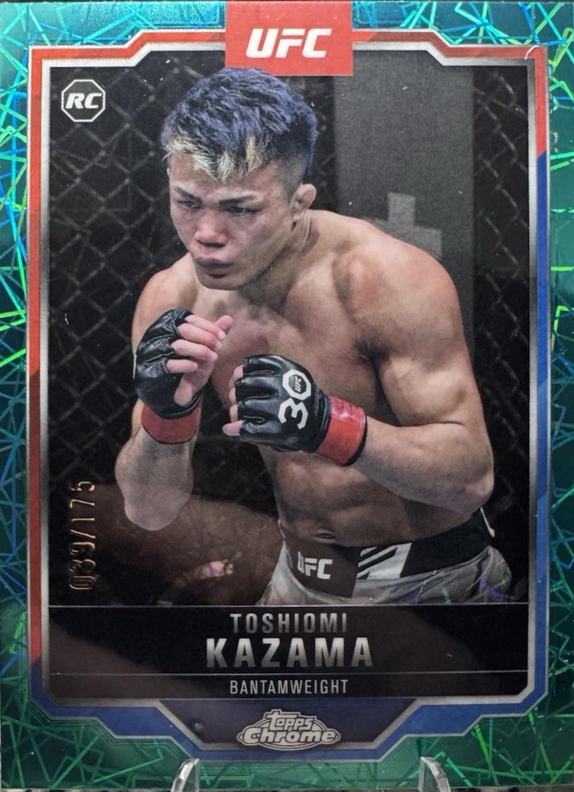 Toshiomi Kazama [Teal Lazer Refractor] #150