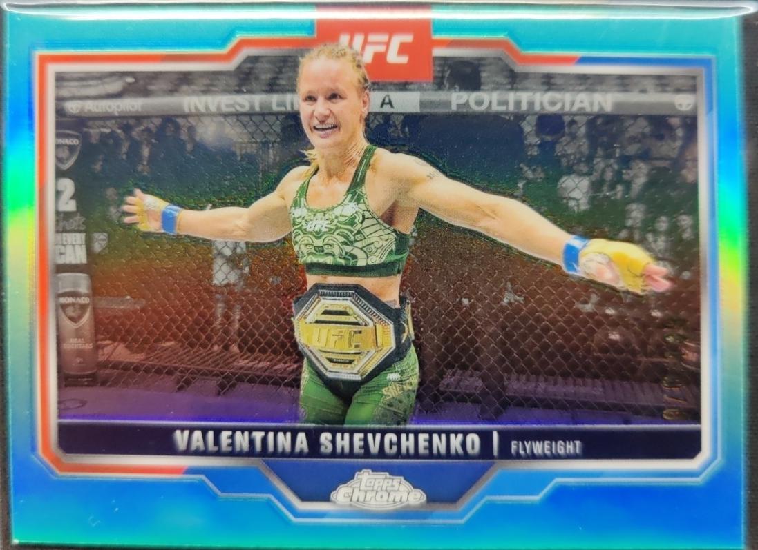 Valentina Shevchenko [Aqua Refractor] #166