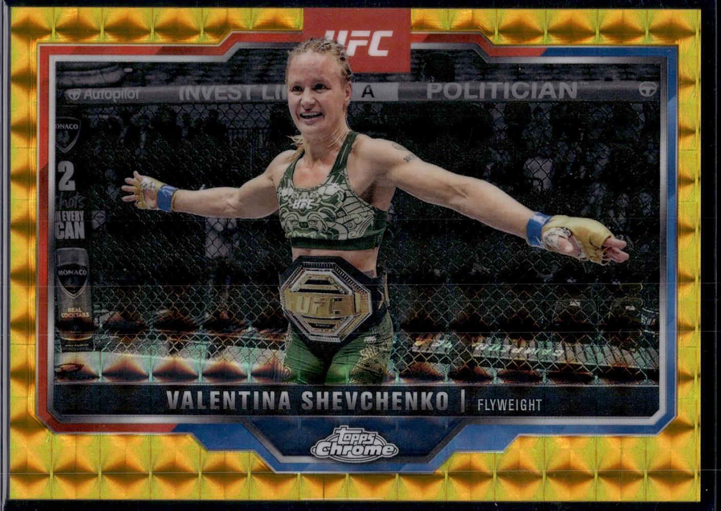 Valentina Shevchenko [Gold Geometric Refractor] #166