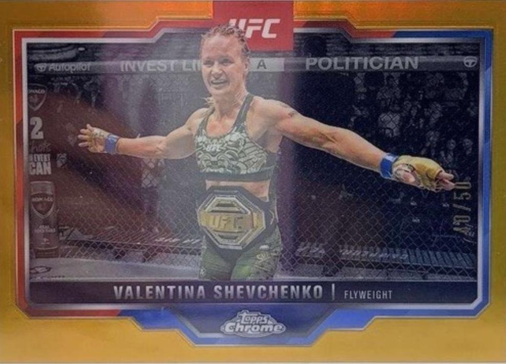 Valentina Shevchenko [Gold Refractor] #166
