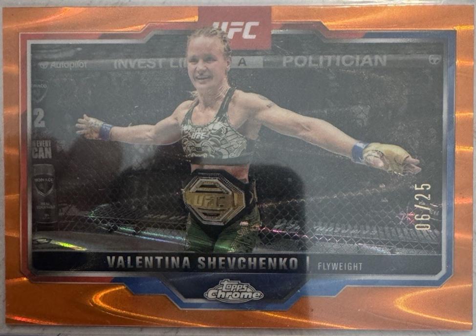 Valentina Shevchenko [Orange Refractor] #166