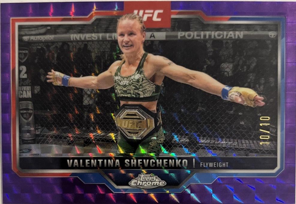 Valentina Shevchenko [Purple Geometric Refractor] #166