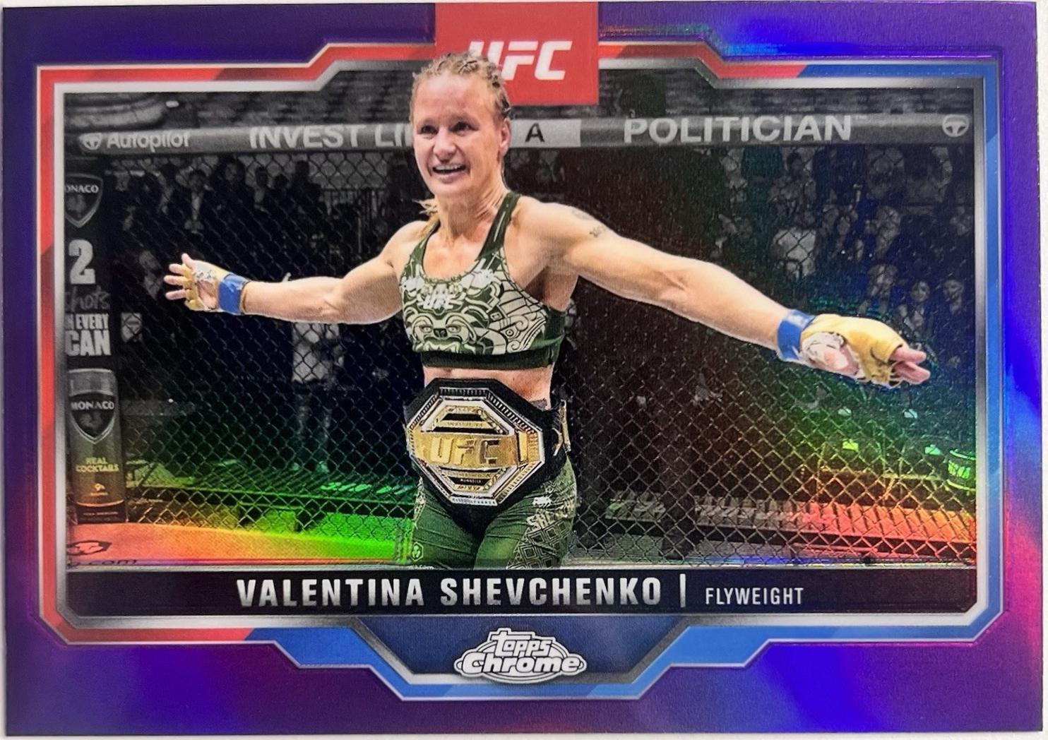 Valentina Shevchenko [Purple Refractor] #166