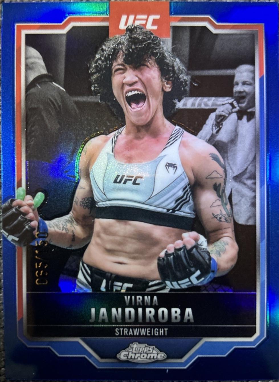 Virna Jandiroba [Blue Refractor] #123