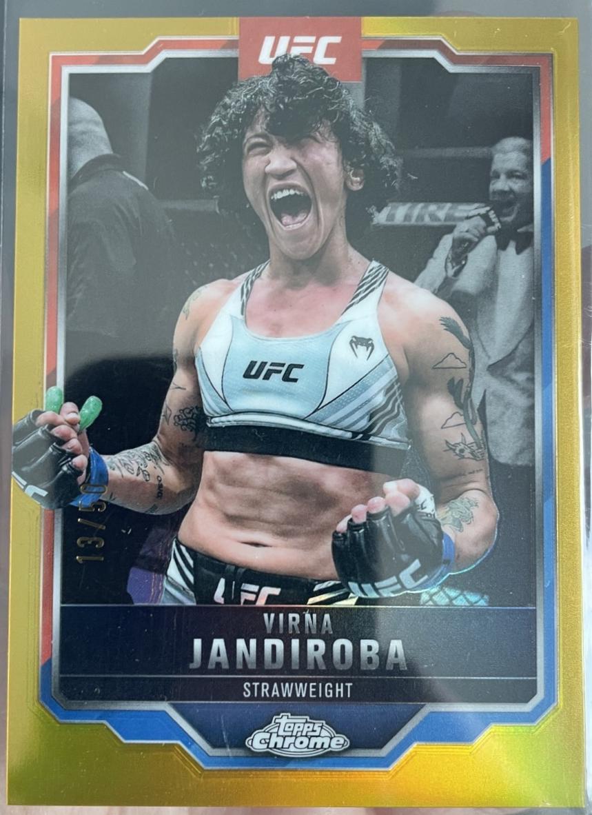 Virna Jandiroba [Gold Refractor] #123