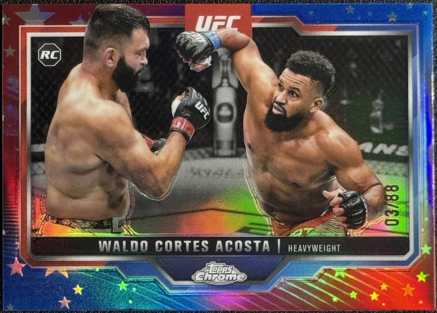 Waldo Cortes Acosta [Red White Blue Refractor] #19