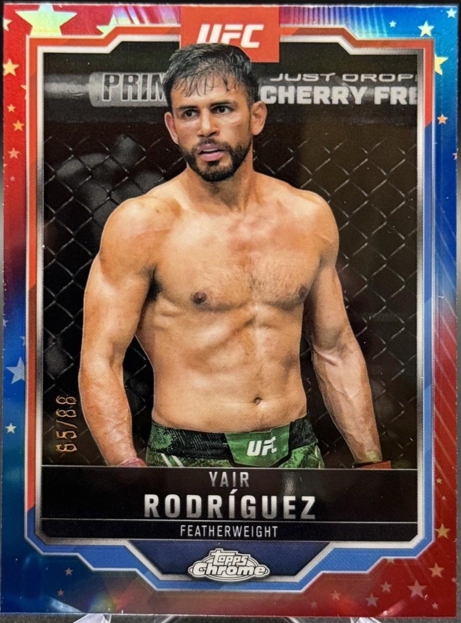 Yair Rodriguez [Red White Blue Refractor] #95