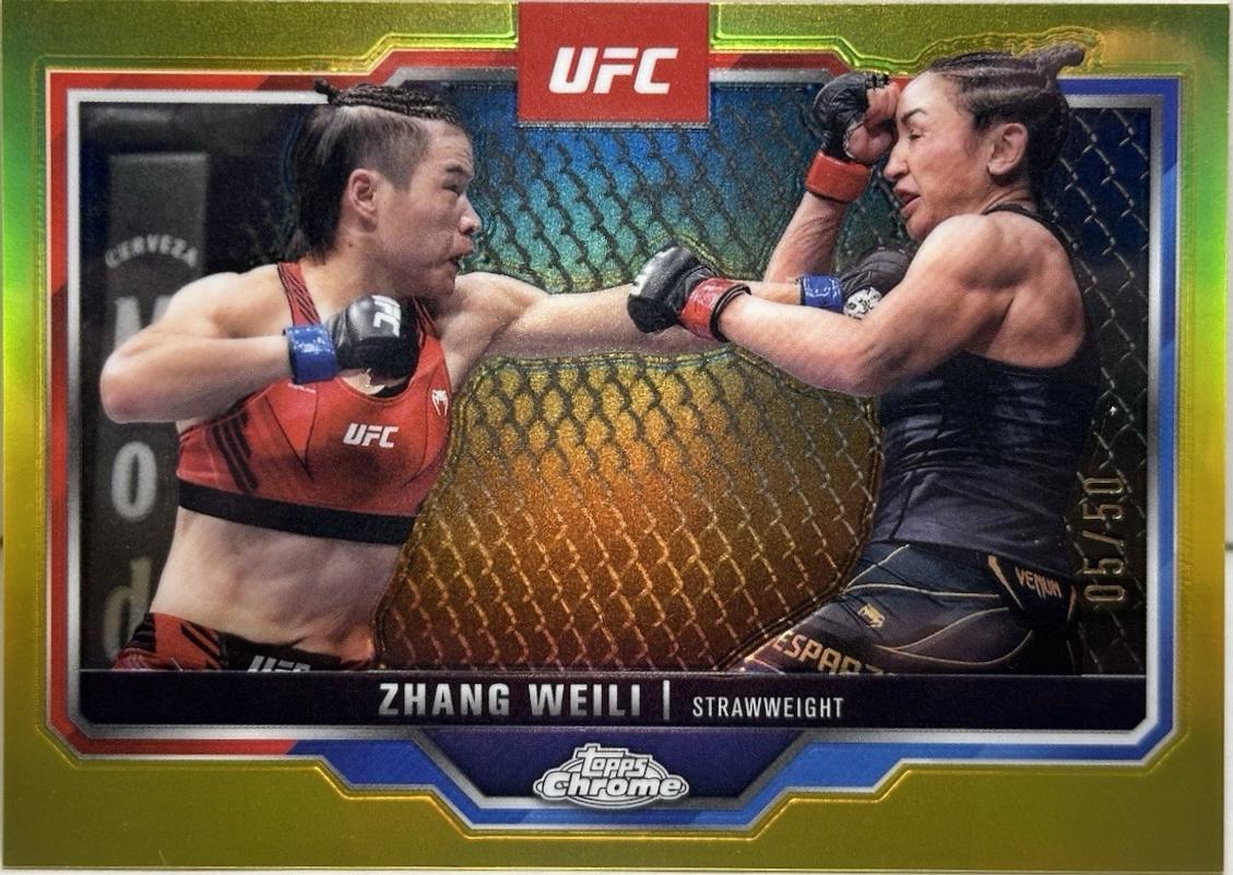 Zhang Weili [Gold Refractor] #55