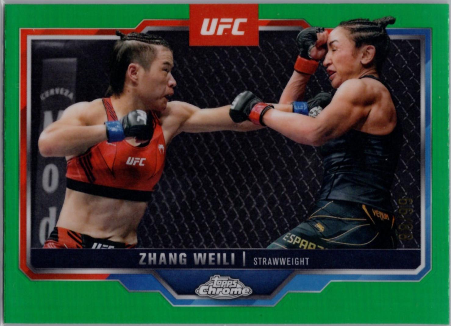 Zhang Weili [Green Refractor] #55