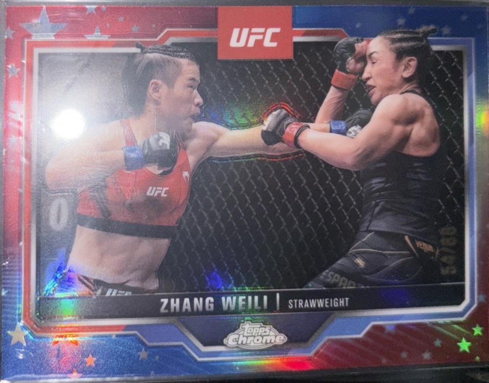 Zhang Weili [Red Blue Refractor] #55