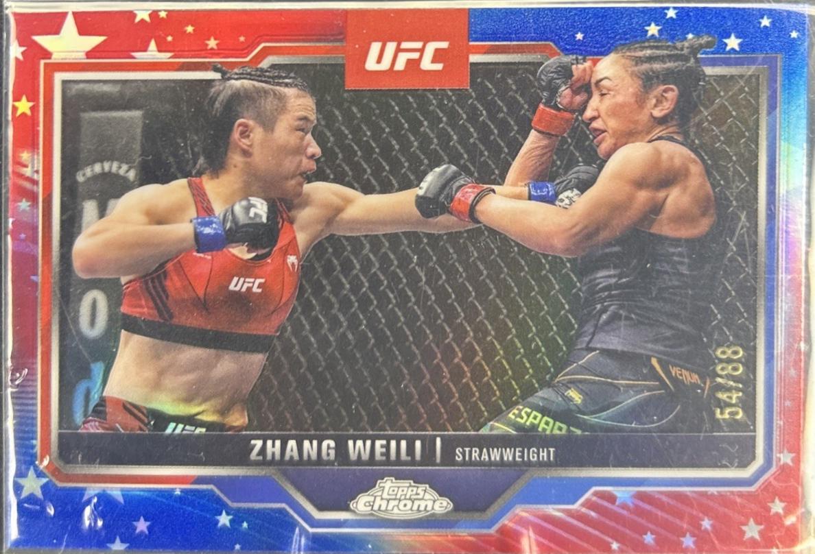 Zhang Weili [Red White Blue Refractor] #55