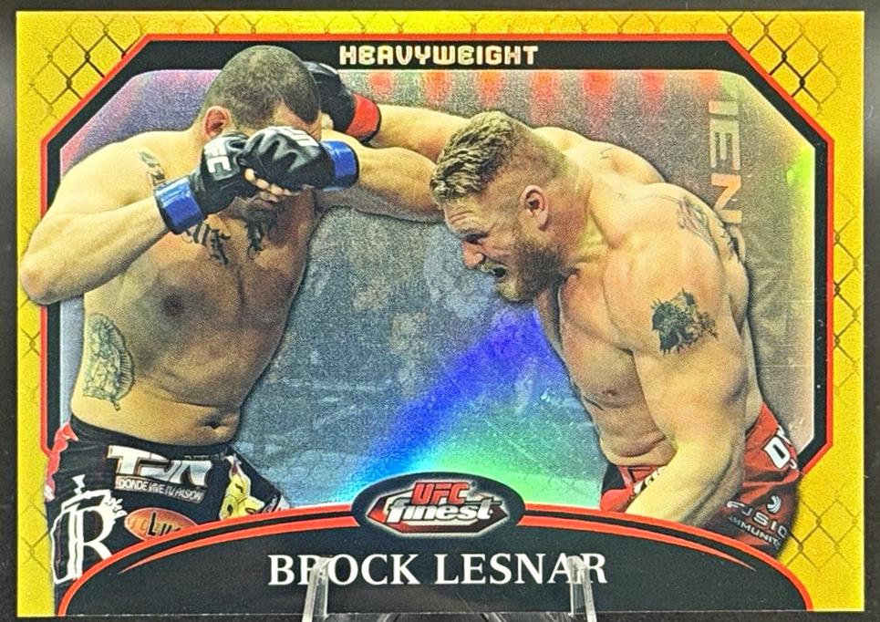 Brock Lesnar [Gold Refractor] #56