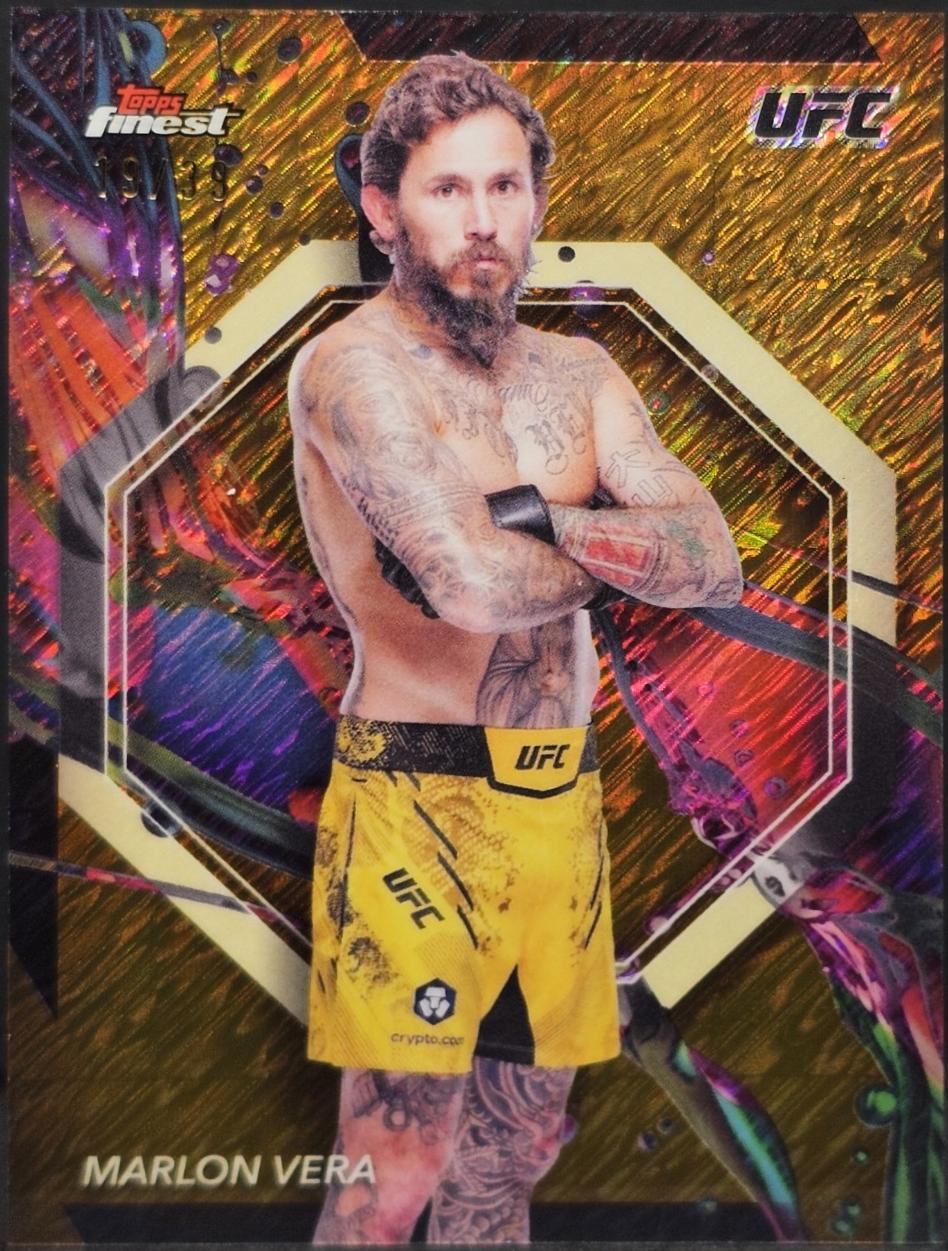 Marlon Vera [Gold Shimmer Refractor] #80