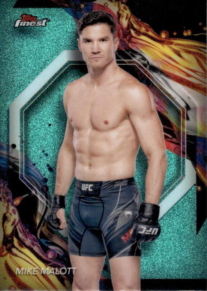 Mike Malott [Aqua Glitter Refractor] #154