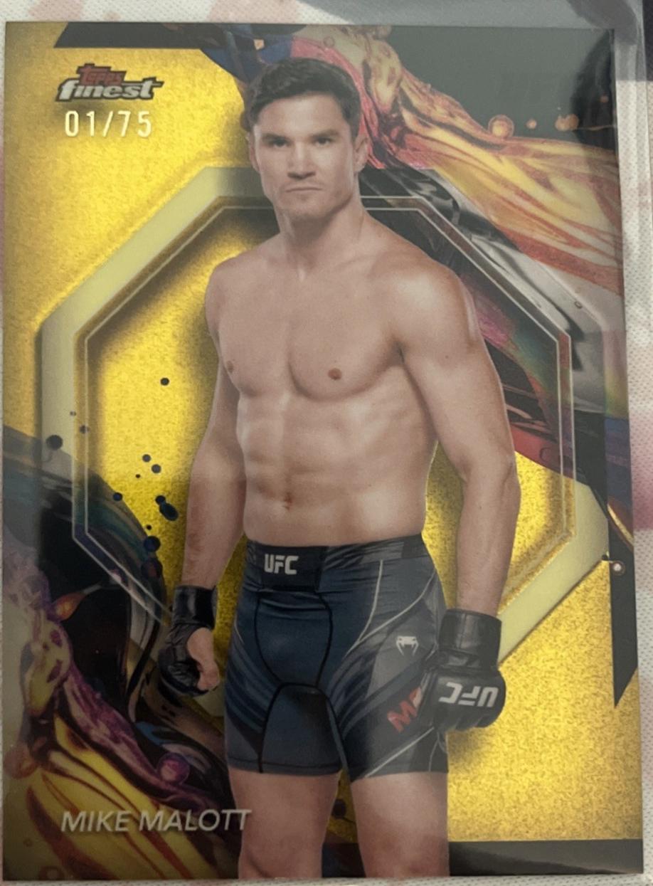 Mike Malott [Yellow Glitter Refractor] #154