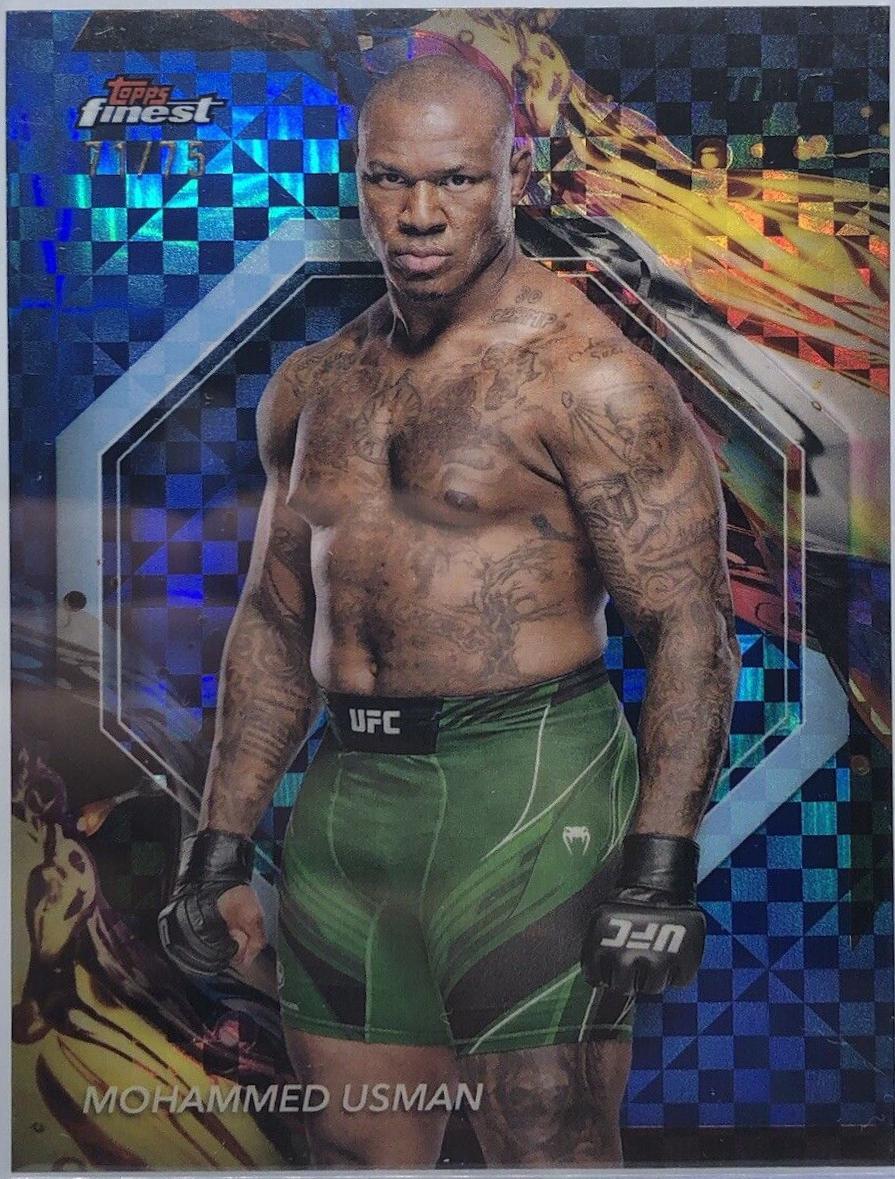 Mohammed Usman [Blue Checkerboard Refractor] #119
