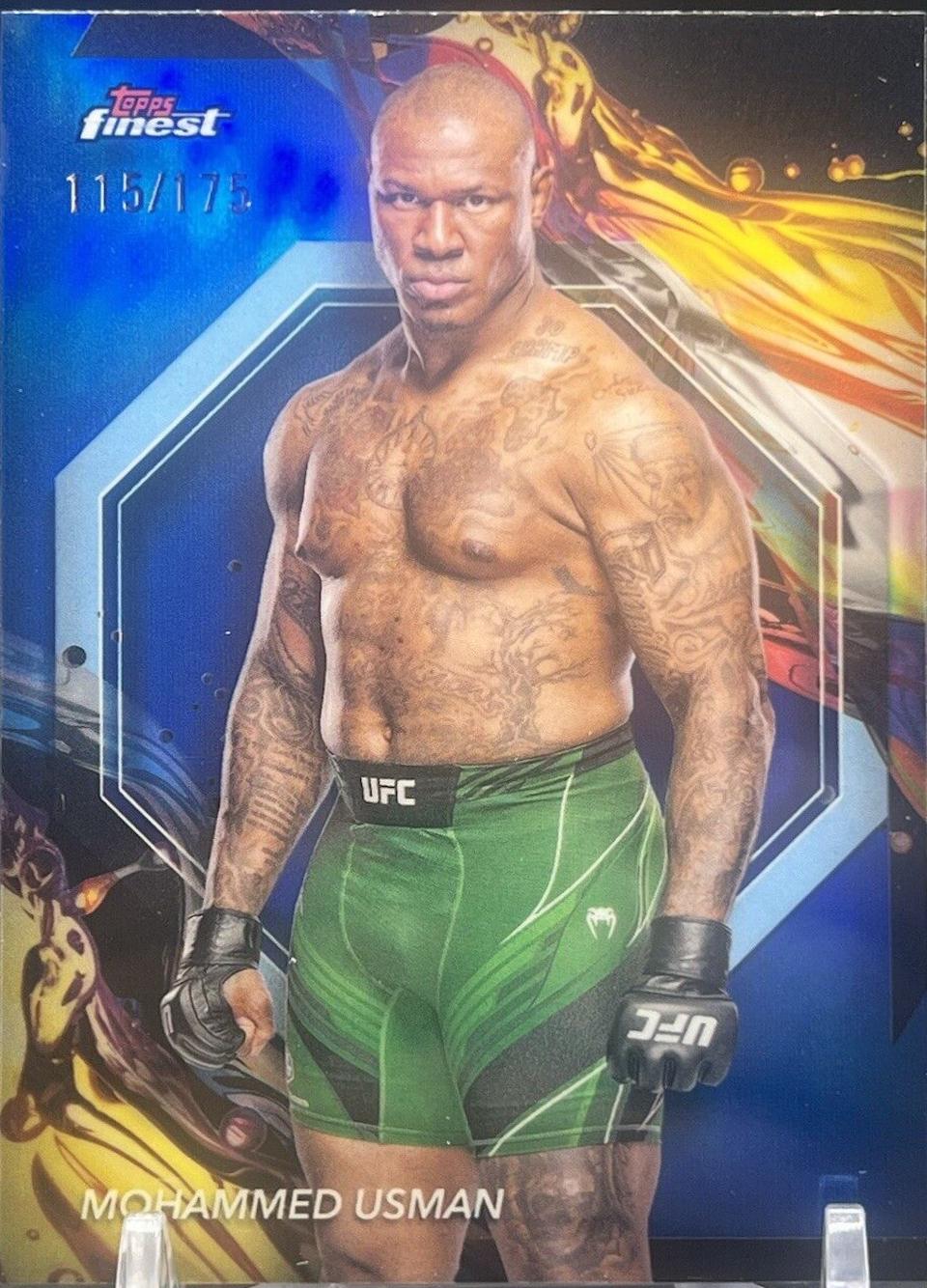 Mohammed Usman [Blue Refractor] #119