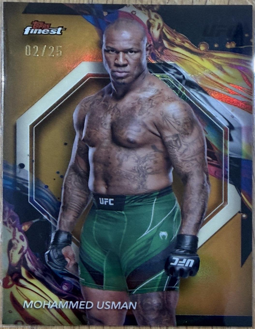 Mohammed Usman [Gold Shimmer Refractor] #119