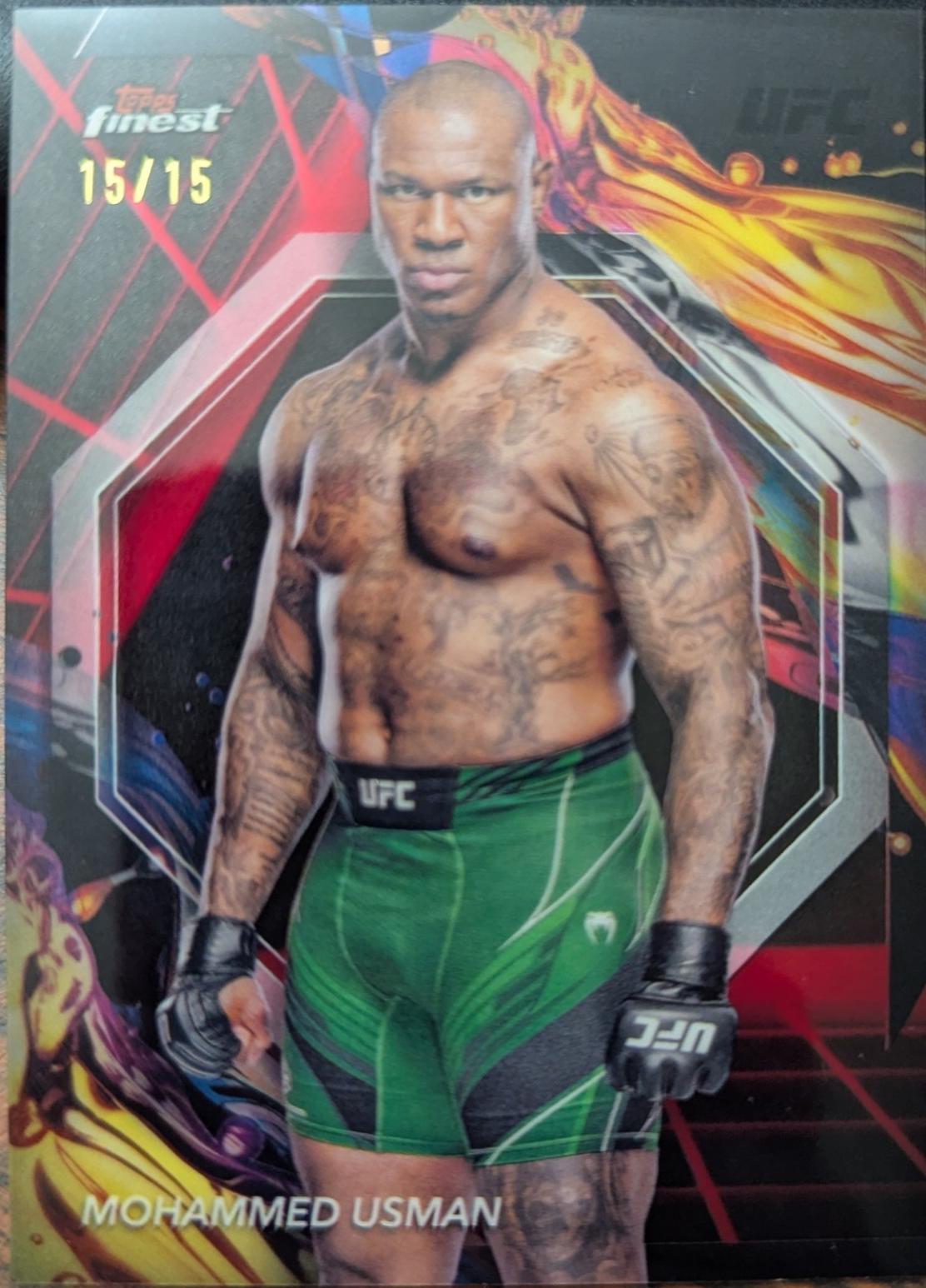 Mohammed Usman [Red Black Vapor Refractor] #119