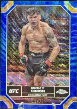 Ricky Simon [Blue Wave Refractor] #163
