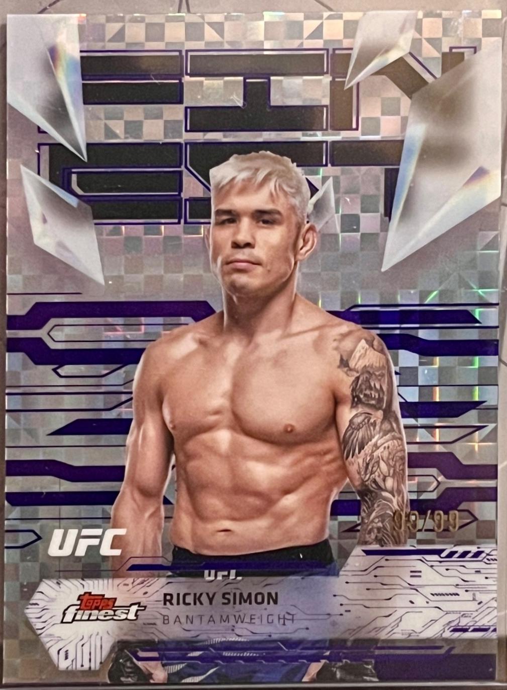 Ricky Simon [Purple Checkerboard Refractor] #138