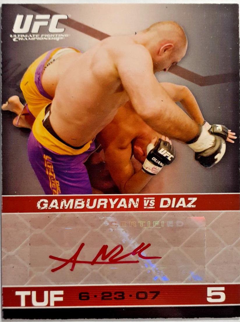 Manny Gamburyan [Red Ink] #AMG